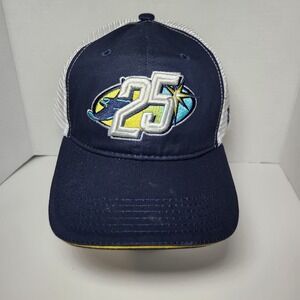 Tampa Bay Rays 25th Anniversary Embossed Logo Melonwear‎ Mesh Snapback Hat NEW